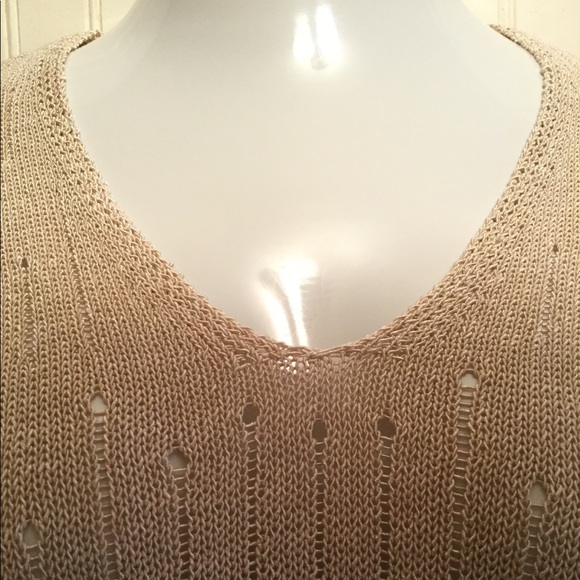 J McLAUGHLIN KHAKI TAN KNIT SWEATER TUNIC - Picture 6 of 8